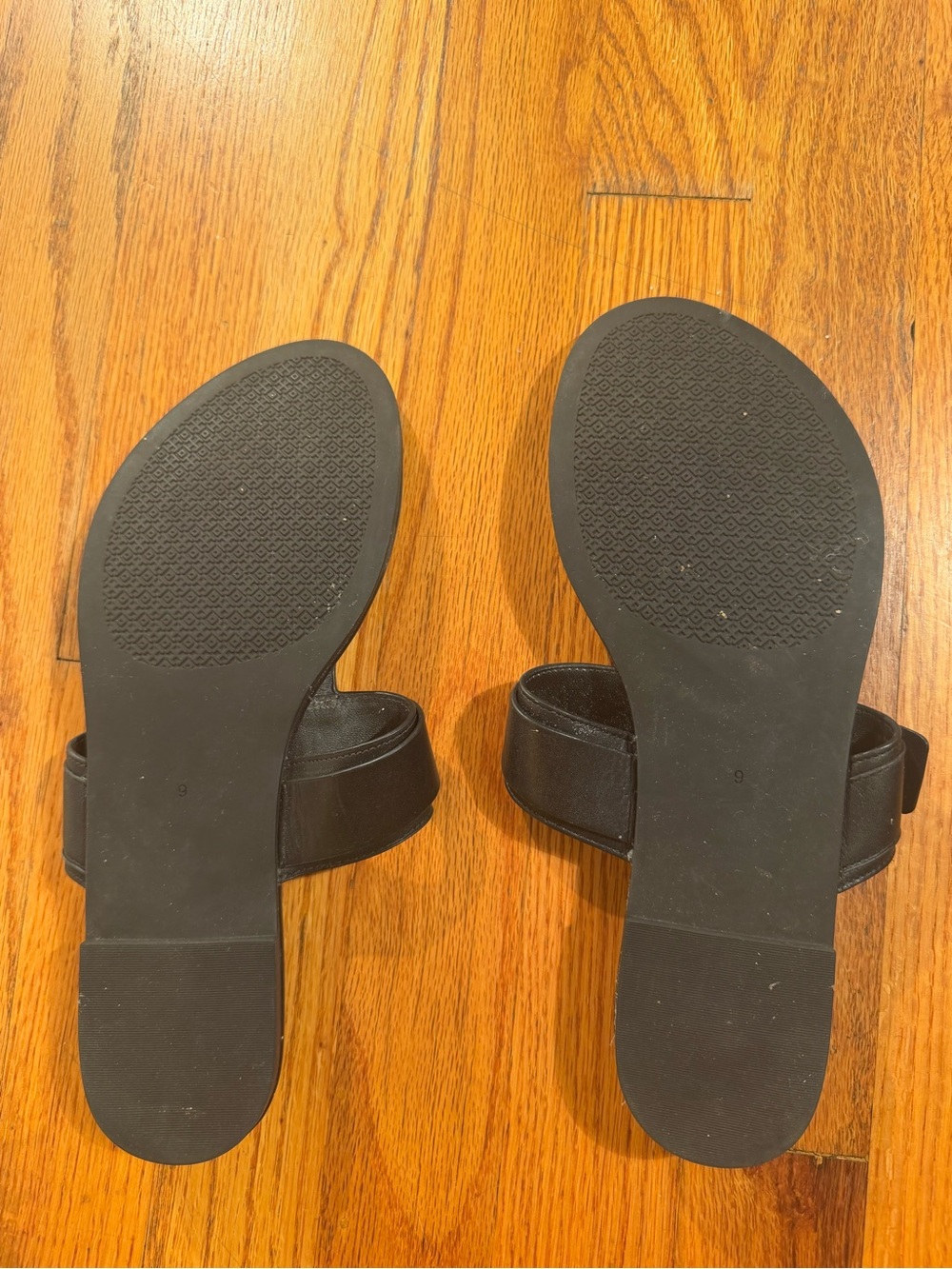 Tory Burch Marsden Black Flat Thong Sandals - Picture 5 of 6